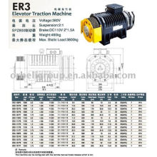 Máquina de Tracción de Elevador (Gearless ER VM Series)